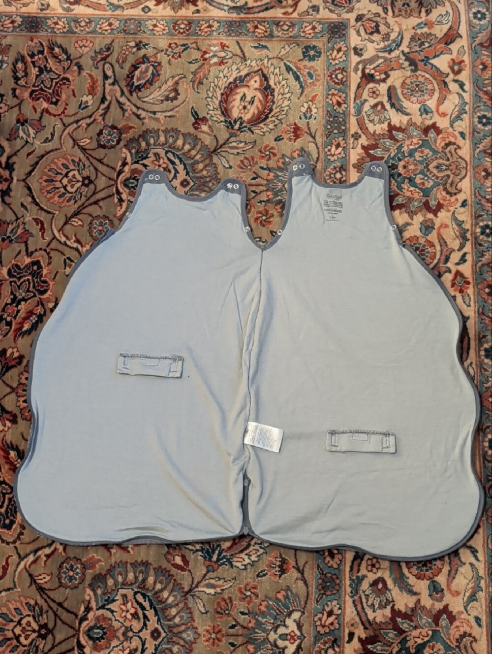 Woolino 4 Season Sleep Sack 2-24 Months - Grey Star Print - Picture 5 of 7
